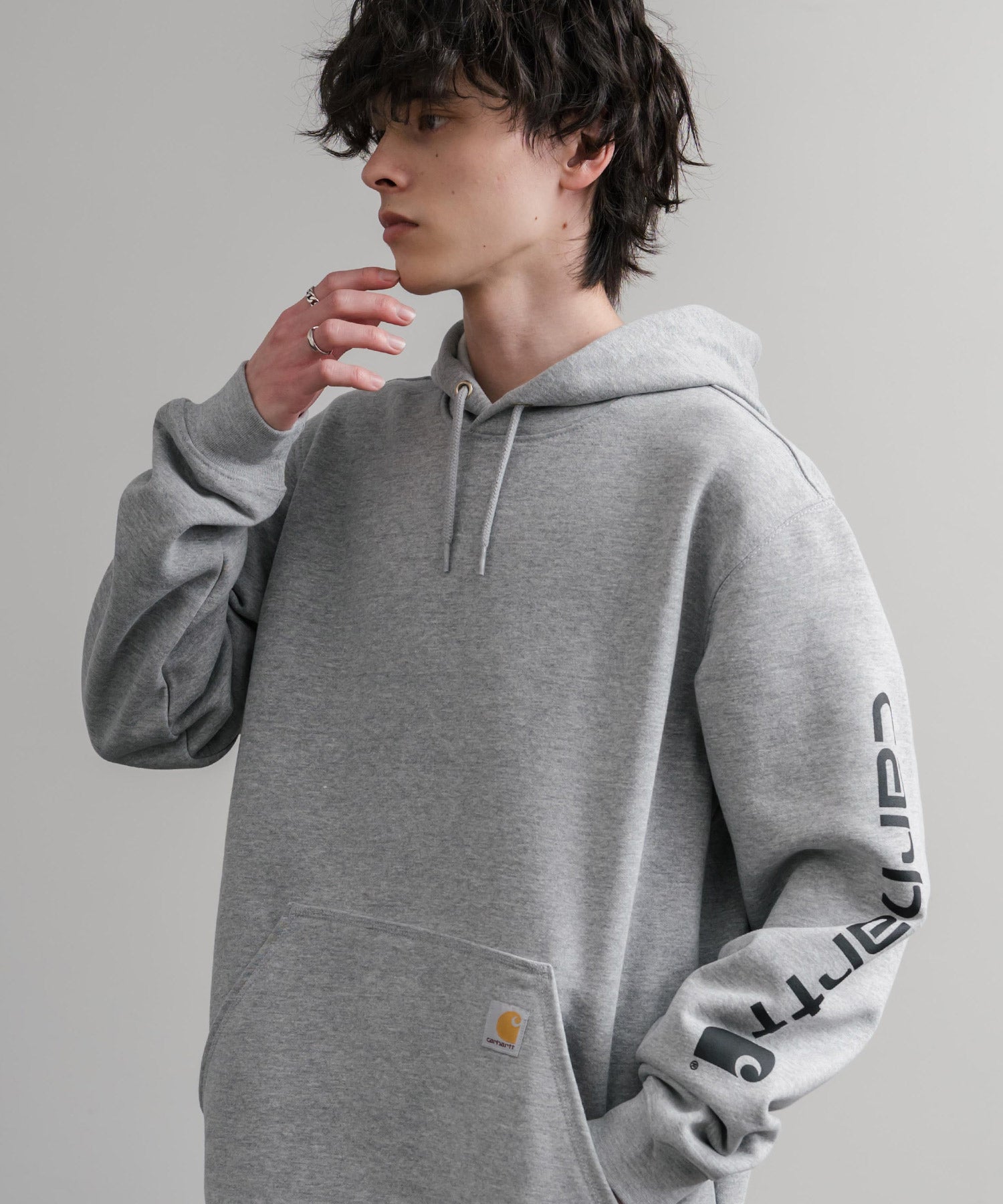 Carhartt カーハート Midweight Logo Sleeve Graphic Sweatshirt/ロゴ