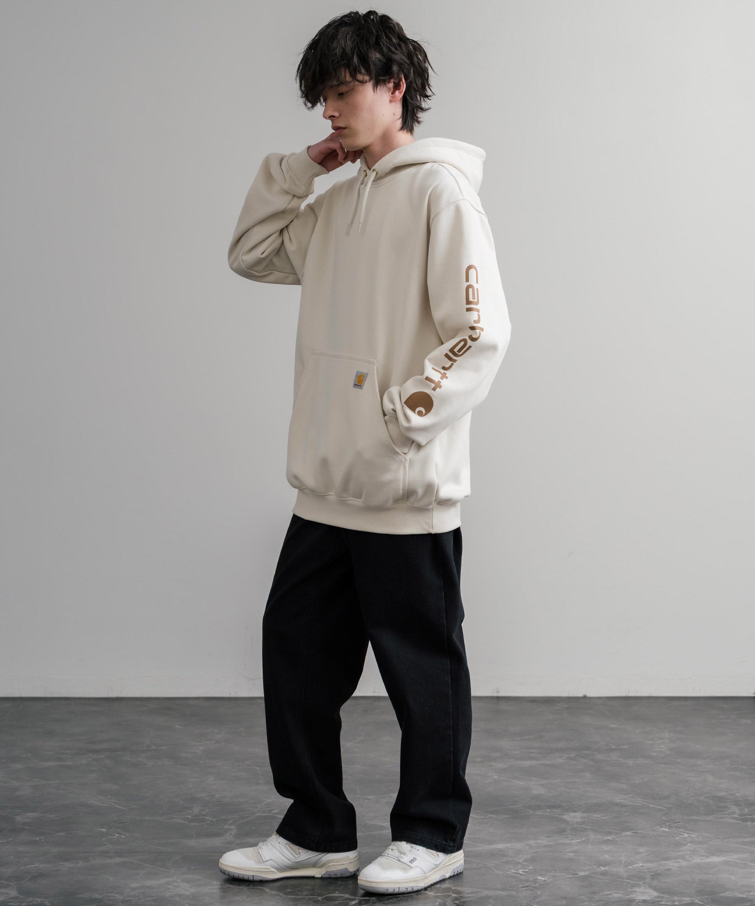 Carhartt カーハート Midweight Logo Sleeve Graphic Sweatshirt/ロゴ