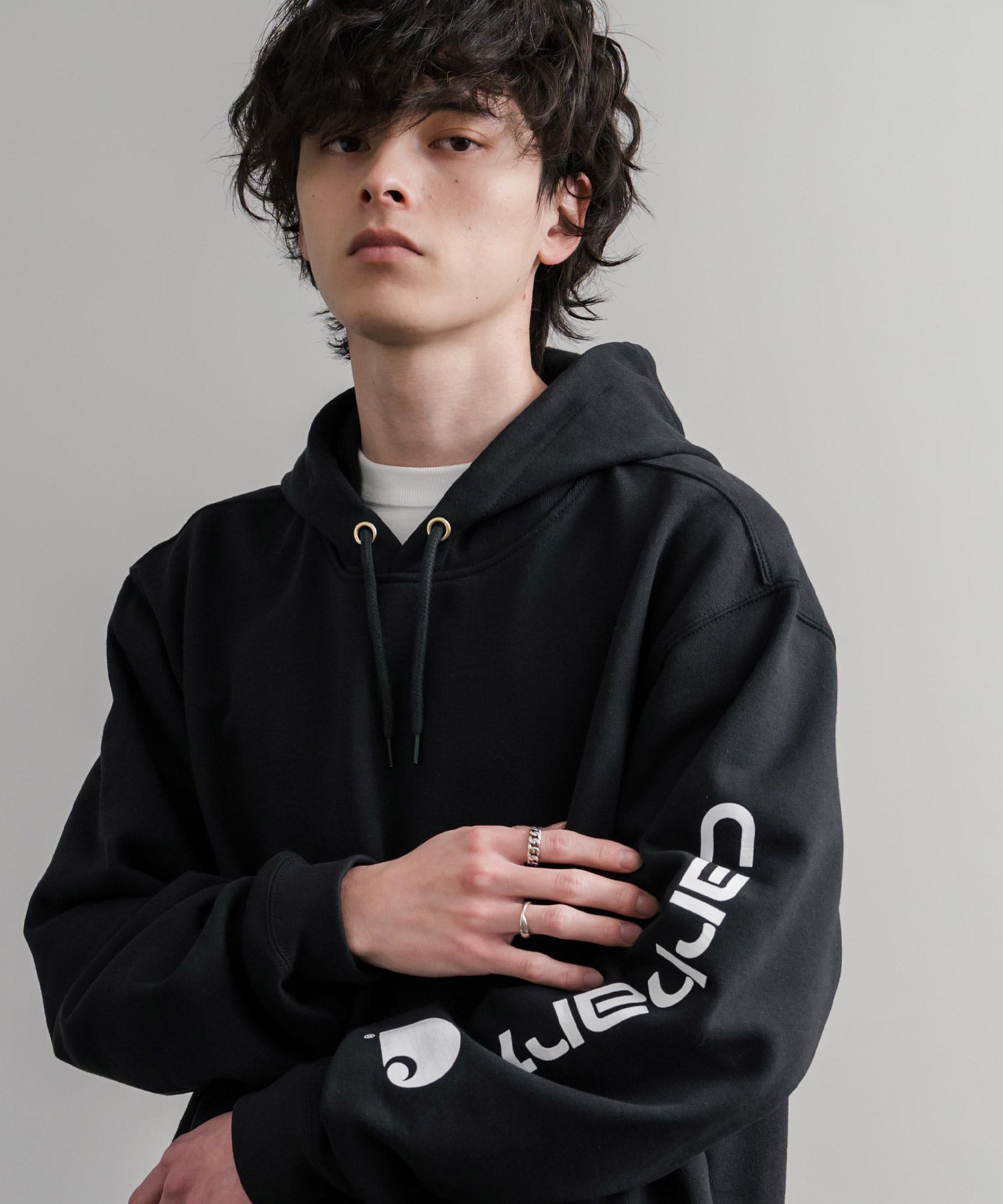 Carhartt カーハート Midweight Logo Sleeve Graphic Sweatshirt/ロゴ