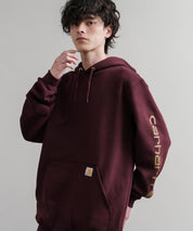 Carhartt カーハート Midweight Logo Sleeve Graphic Sweatshirt/ロゴスリーブミッドウエイトプルオーバーパーカー 15539