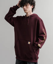 Carhartt カーハート Midweight Logo Sleeve Graphic Sweatshirt/ロゴスリーブミッドウエイトプルオーバーパーカー 15539