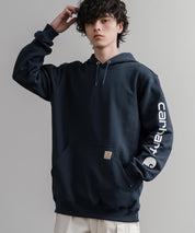Carhartt カーハート Midweight Logo Sleeve Graphic Sweatshirt/ロゴスリーブミッドウエイトプルオーバーパーカー 15539