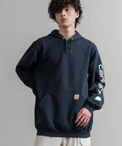 Carhartt カーハート Midweight Logo Sleeve Graphic Sweatshirt/ロゴスリーブミッドウエイトプルオーバーパーカー 15539