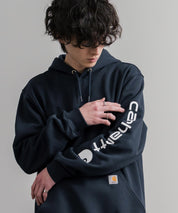 Carhartt カーハート Midweight Logo Sleeve Graphic Sweatshirt/ロゴスリーブミッドウエイトプルオーバーパーカー 15539