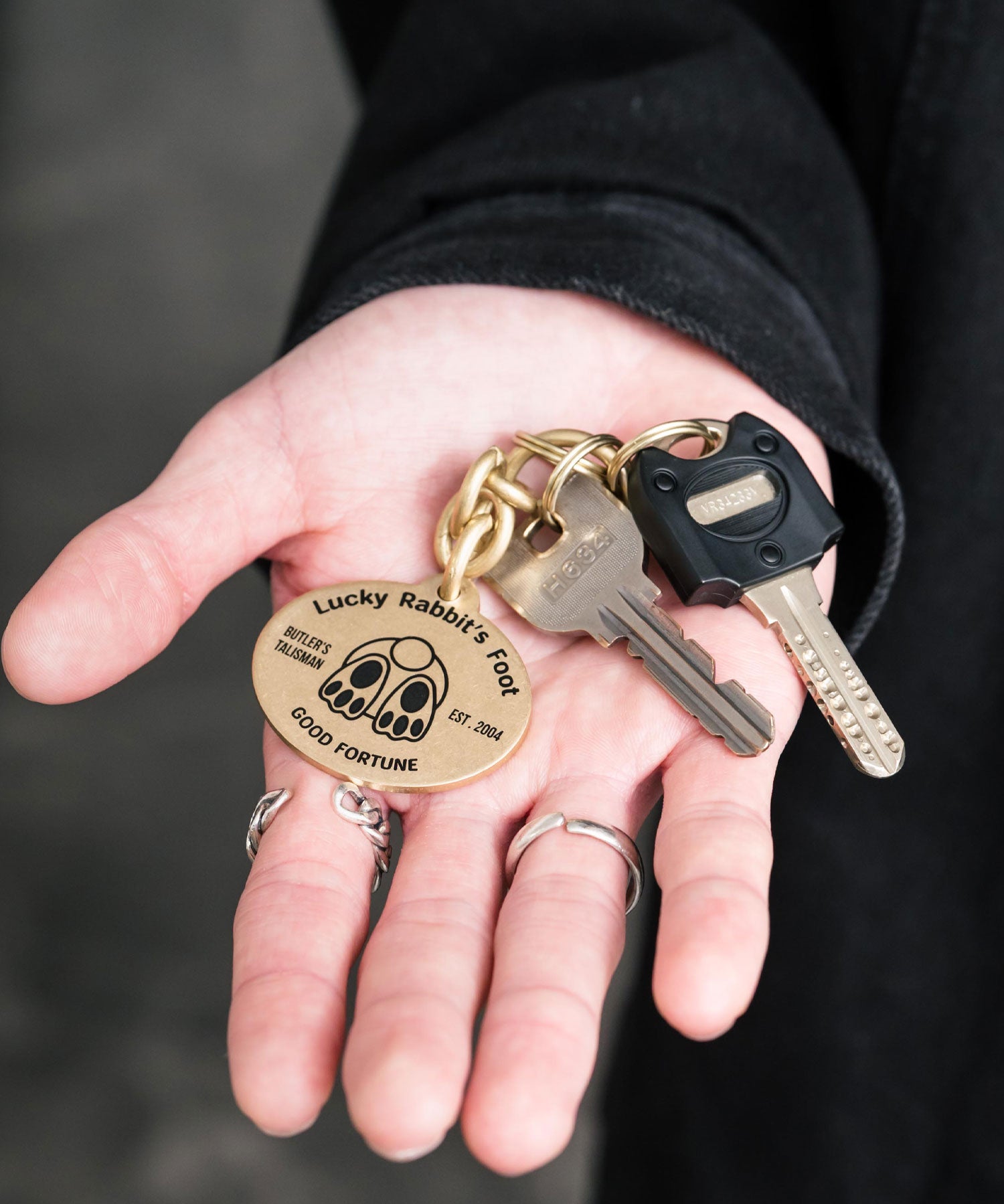 Butler Verner Sails バトラーバーナーセイルズ 日本製 国産 ラッキーラビットフットキーチェーン JF-3047 15568