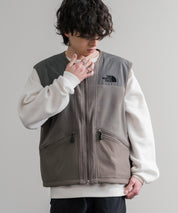 日本未展開モデル THE NORTH FACE ザ・ノースフェイス LINE-X FLEECE VEST ワンポイントロゴ刺繍フリースベスト 15569