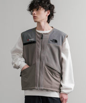 日本未展開モデル THE NORTH FACE ザ・ノースフェイス LINE-X FLEECE VEST ワンポイントロゴ刺繍フリースベスト 15569