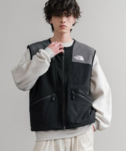 日本未展開モデル THE NORTH FACE ザ・ノースフェイス LINE-X FLEECE VEST ワンポイントロゴ刺繍フリースベスト 15569