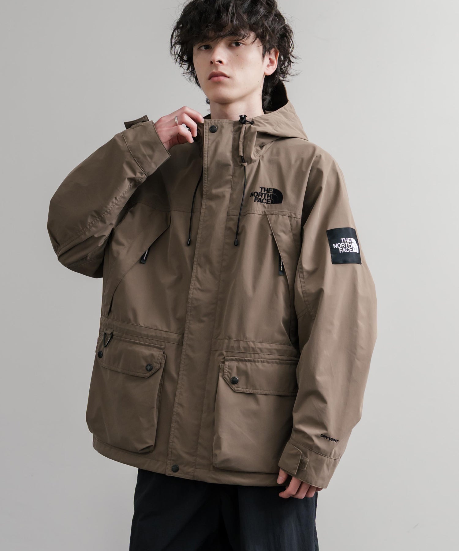 日本未展開モデル THE NORTH FACE ザ・ノースフェイス WHITE LABEL ホワイトレーベル EXPLORER JACKET オーバーサイズワンポイントロゴエクスプローラージャケット 15571