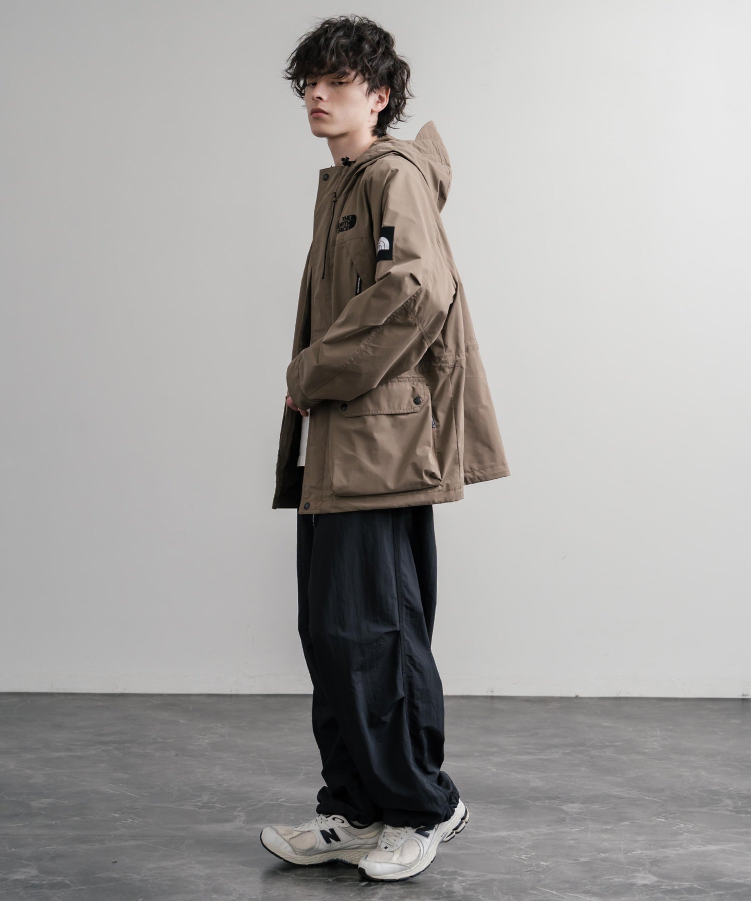 日本未展開モデル THE NORTH FACE ザ・ノースフェイス WHITE LABEL ホワイトレーベル EXPLORER JACKET オーバーサイズワンポイントロゴエクスプローラージャケット 15571