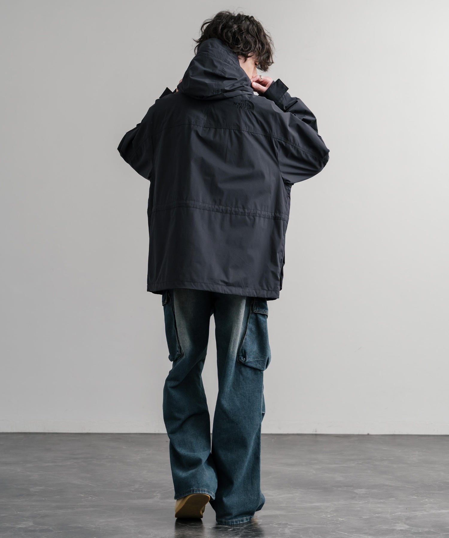 日本未展開モデル THE NORTH FACE ザ・ノースフェイス WHITE LABEL ホワイトレーベル EXPLORER JACKET オーバーサイズワンポイントロゴエクスプローラージャケット 15571