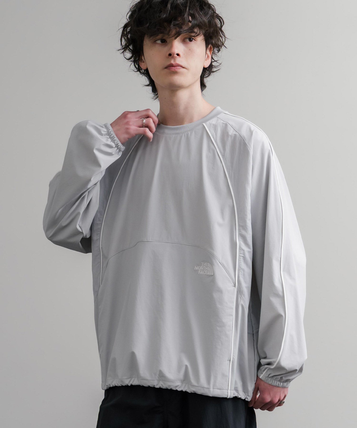 日本未展開モデル THE NORTH FACE ザ・ノースフェイス DYNAMO CREWNECK ダイナモクルーネックナイロン長袖カットソー 15573