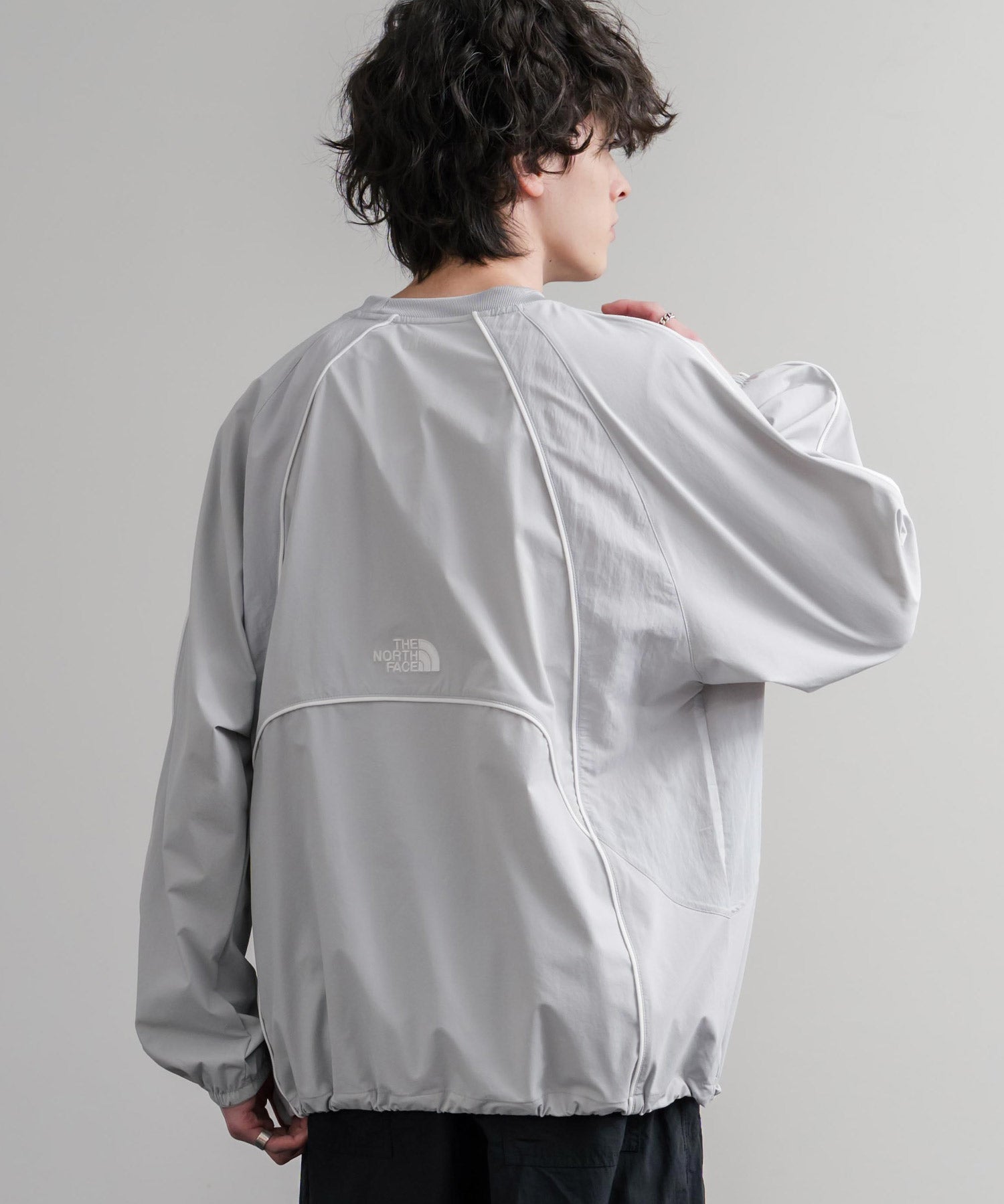 日本未展開モデル THE NORTH FACE ザ・ノースフェイス DYNAMO CREWNECK ダイナモクルーネックナイロン長袖カットソー 15573