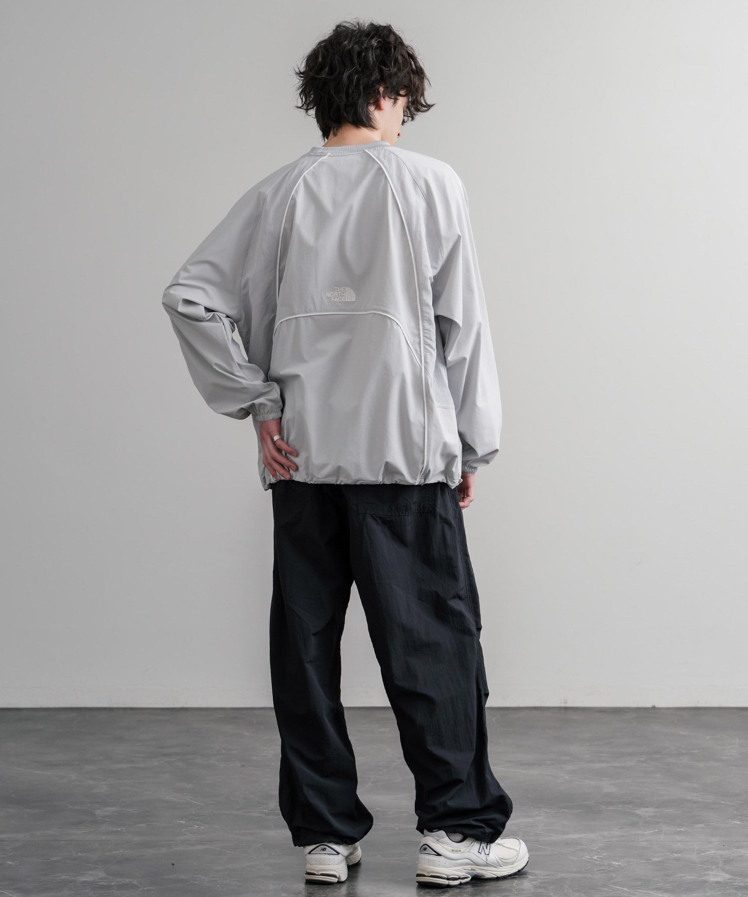 日本未展開モデル THE NORTH FACE ザ・ノースフェイス DYNAMO CREWNECK ダイナモクルーネックナイロン長袖カットソー 15573