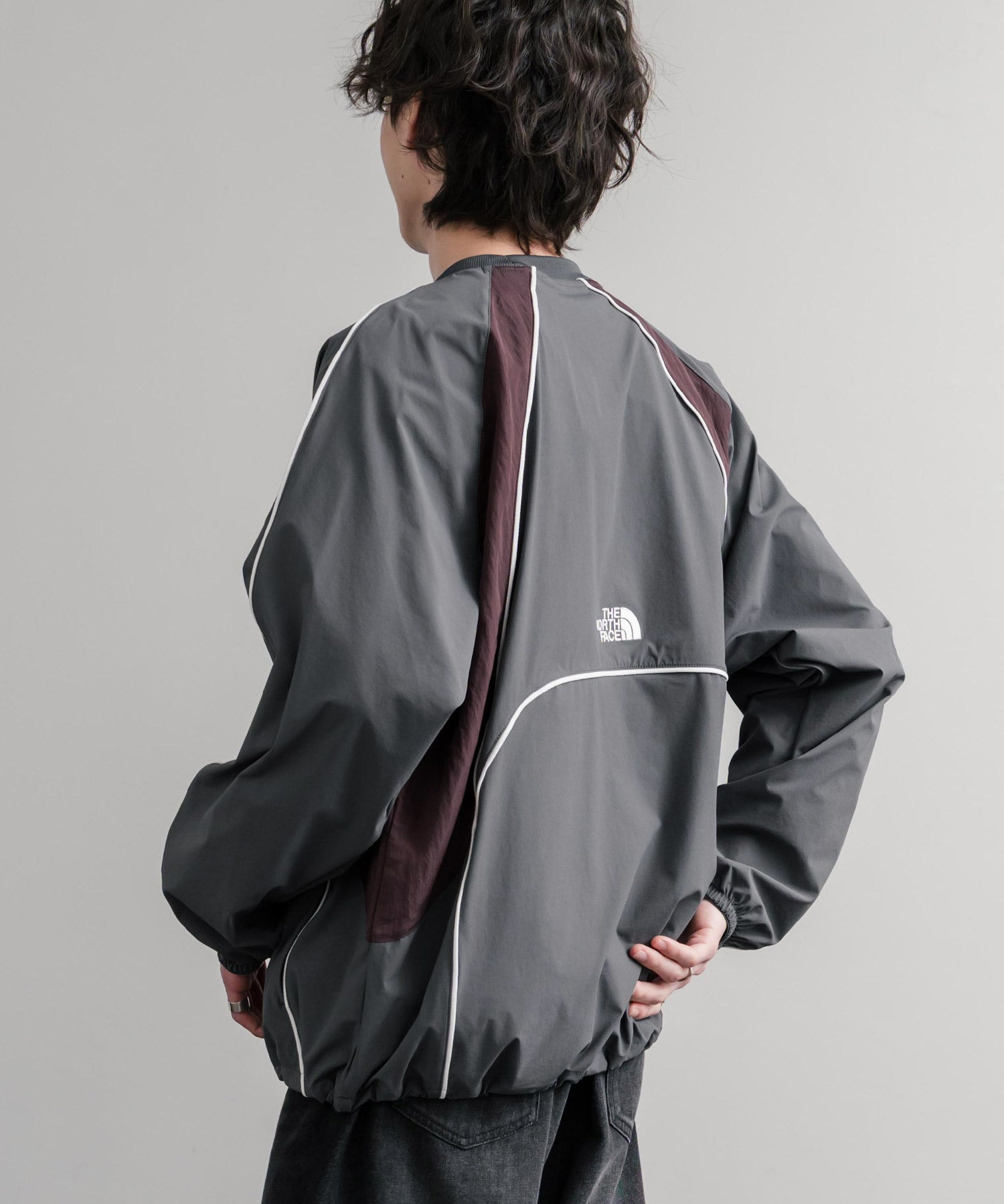 日本未展開モデル THE NORTH FACE ザ・ノースフェイス DYNAMO CREWNECK ダイナモクルーネックナイロン長袖カットソー 15573