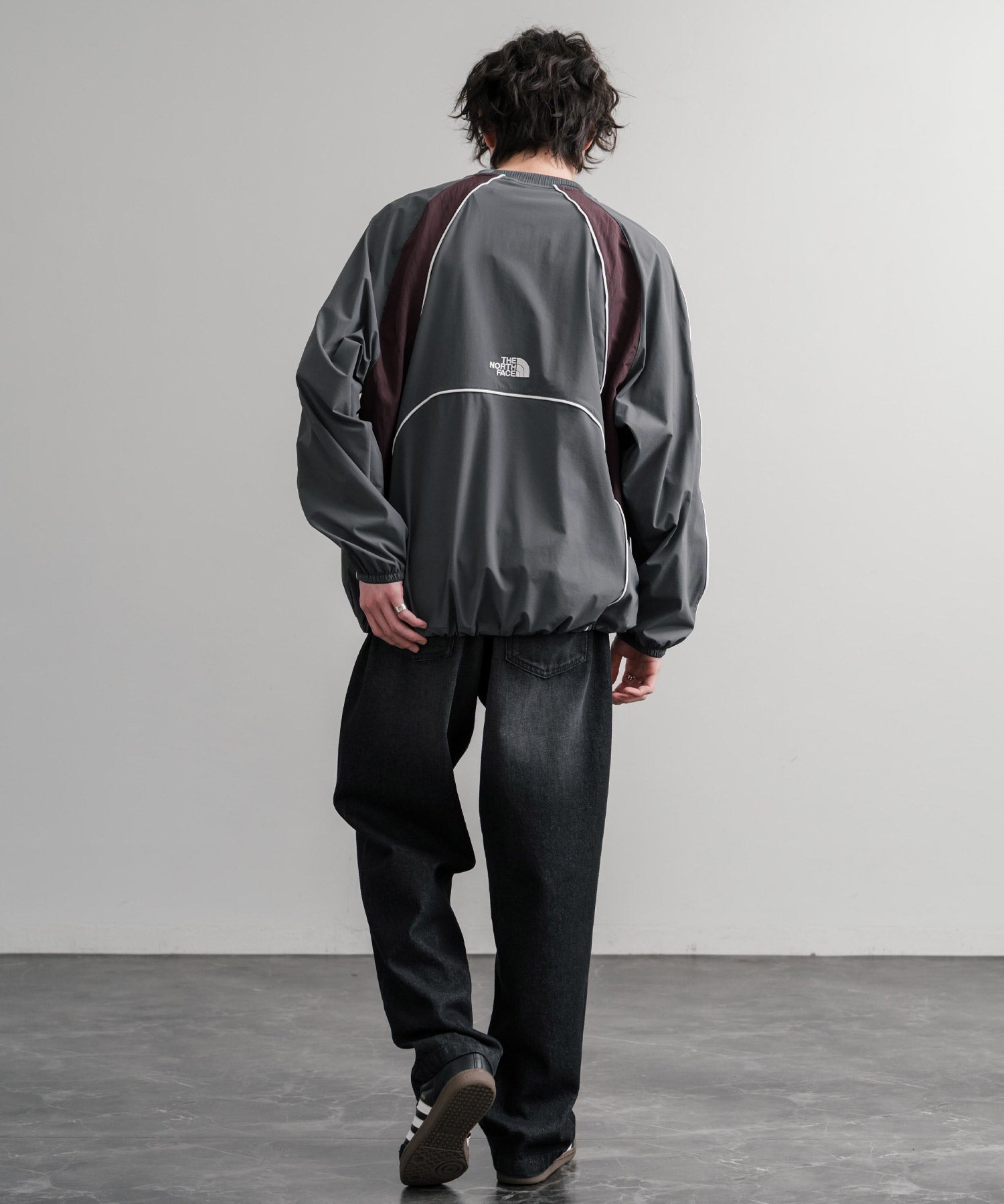 日本未展開モデル THE NORTH FACE ザ・ノースフェイス DYNAMO CREWNECK ダイナモクルーネックナイロン長袖カットソー 15573