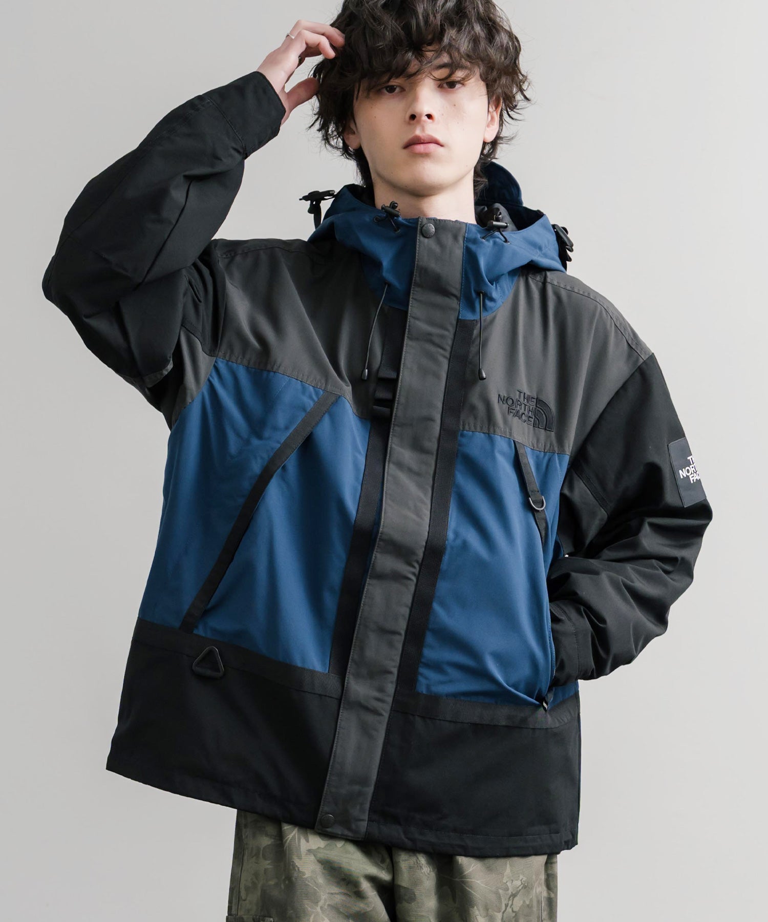日本未展開モデル THE NORTH FACE ザ・ノースフェイス WHITE LABEL ホワイトレーベル VINTAGE MARTIS JACKET オーバーサイズワンポイントロゴヴィンテージマルティスジャケット 15576