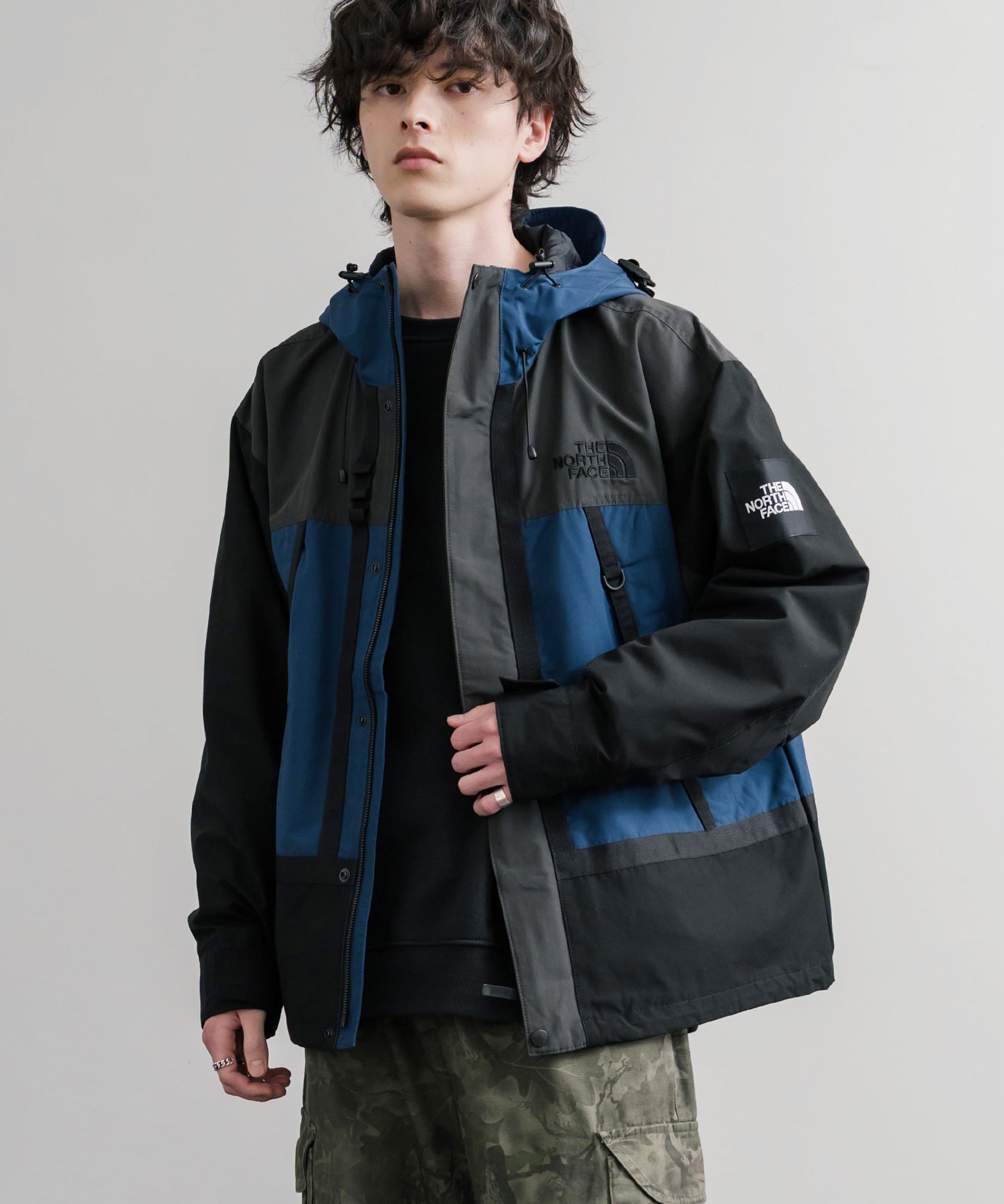 日本未展開モデル THE NORTH FACE ザ・ノースフェイス WHITE LABEL ホワイトレーベル VINTAGE MARTIS JACKET オーバーサイズワンポイントロゴヴィンテージマルティスジャケット 15576