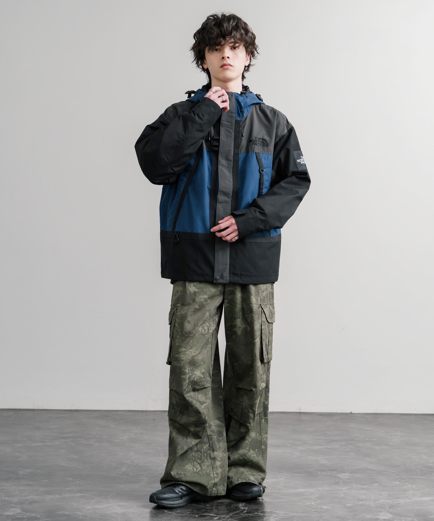 日本未展開モデル THE NORTH FACE ザ・ノースフェイス WHITE LABEL ホワイトレーベル VINTAGE MARTIS JACKET オーバーサイズワンポイントロゴヴィンテージマルティスジャケット 15576