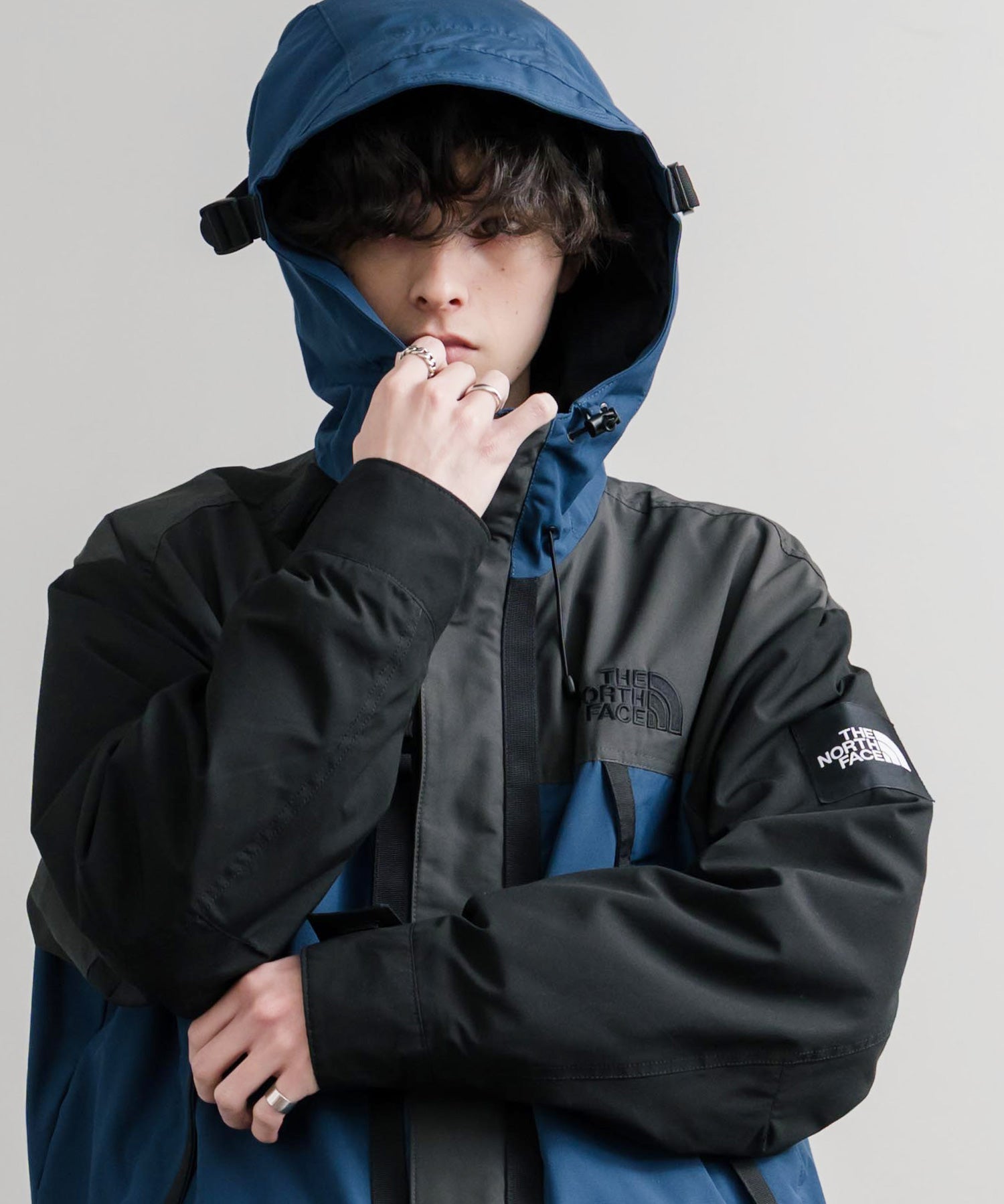 日本未展開モデル THE NORTH FACE ザ・ノースフェイス WHITE LABEL ホワイトレーベル VINTAGE MARTIS JACKET オーバーサイズワンポイントロゴヴィンテージマルティスジャケット 15576