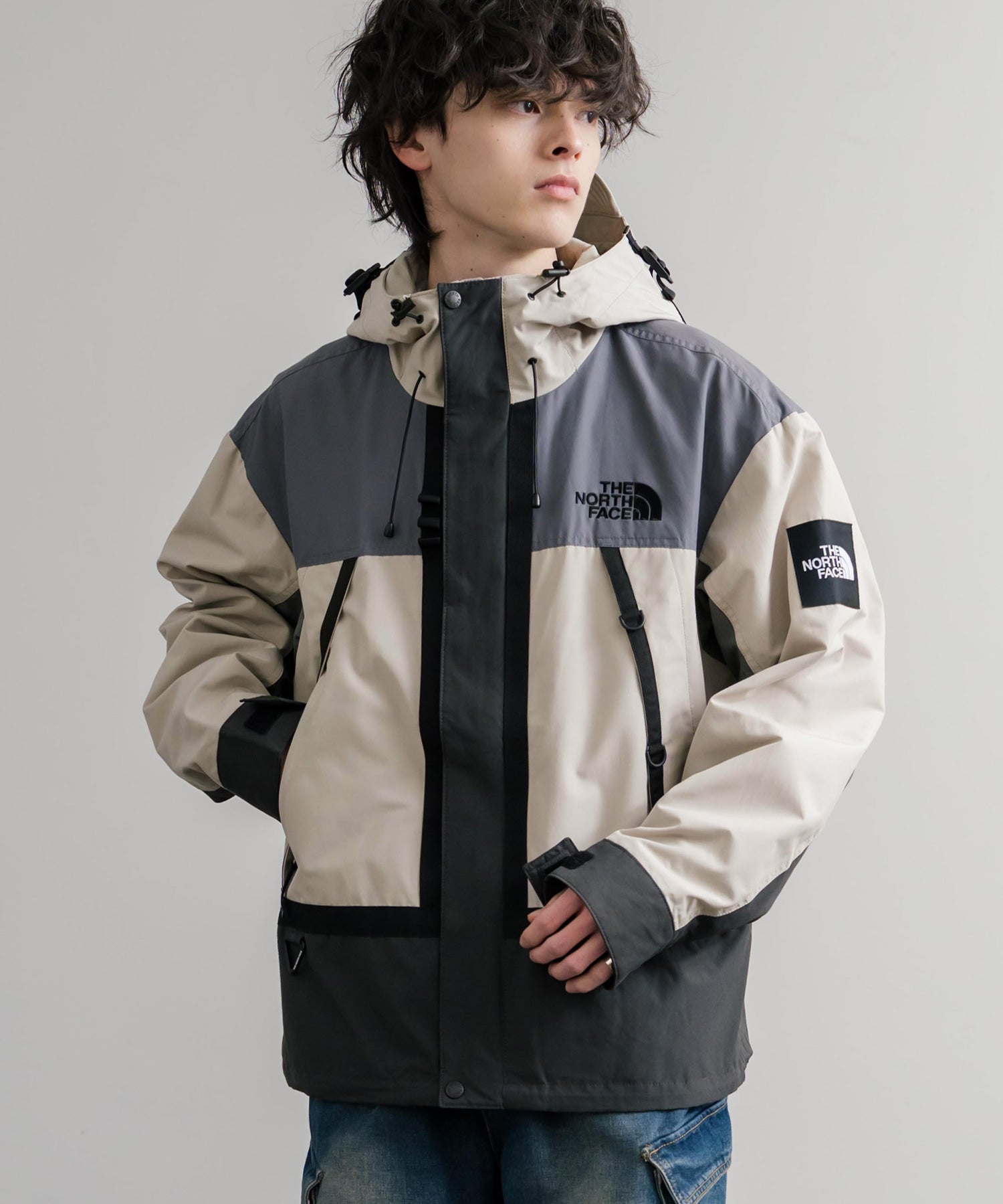 日本未展開モデル THE NORTH FACE ザ・ノースフェイス WHITE LABEL ホワイトレーベル VINTAGE MARTIS JACKET オーバーサイズワンポイントロゴヴィンテージマルティスジャケット 15576