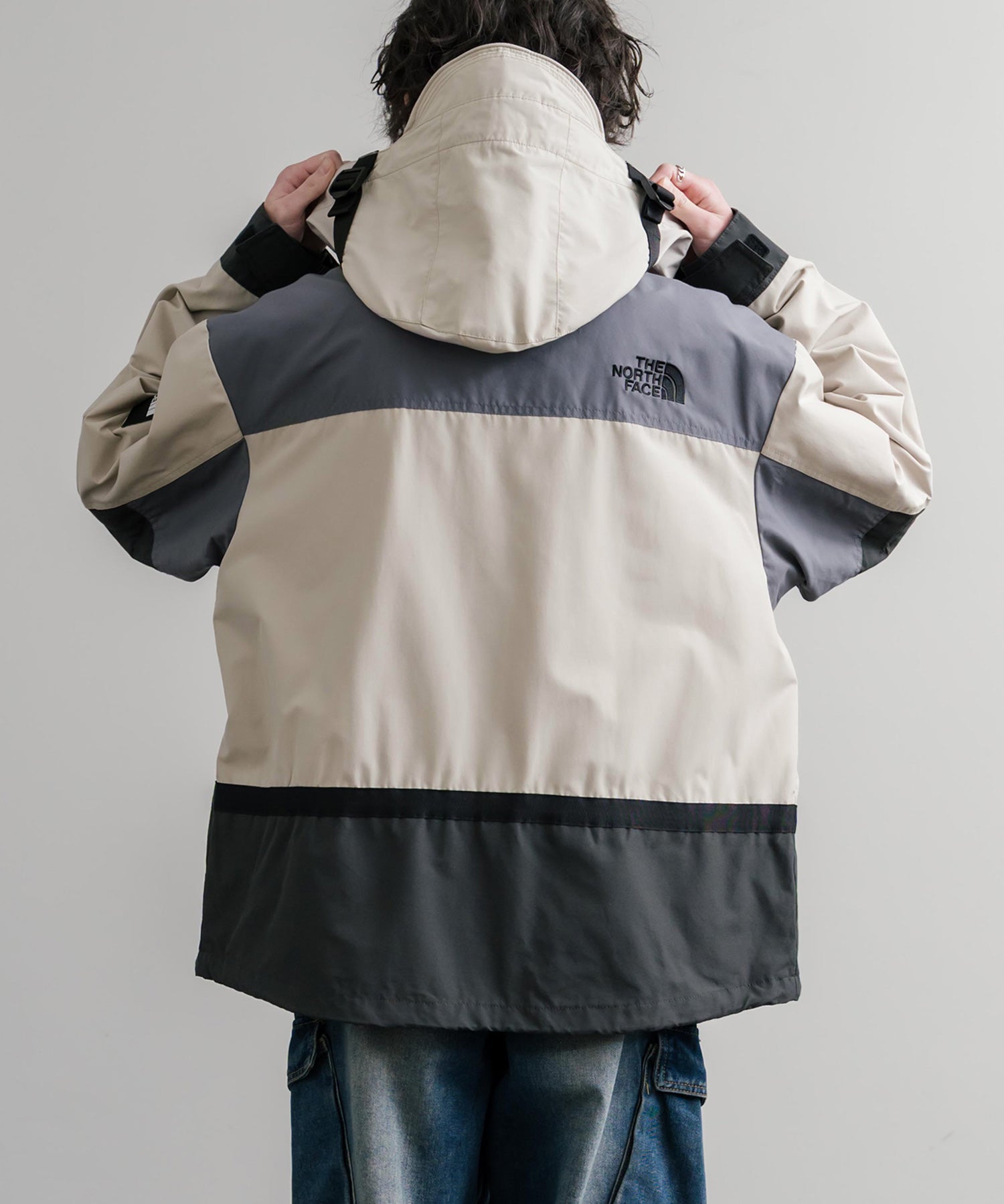 日本未展開モデル THE NORTH FACE ザ・ノースフェイス WHITE LABEL ホワイトレーベル VINTAGE MARTIS JACKET オーバーサイズワンポイントロゴヴィンテージマルティスジャケット 15576