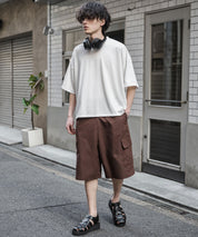 ワイドカーゴイージーハーフパンツ 15579