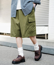 ワイドカーゴイージーハーフパンツ 15579