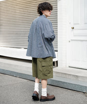 ワイドカーゴイージーハーフパンツ 15579