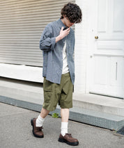 ワイドカーゴイージーハーフパンツ 15579