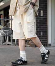 ワイドカーゴイージーハーフパンツ 15579