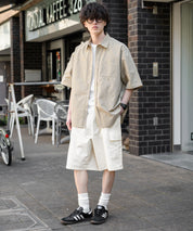 ワイドカーゴイージーハーフパンツ 15579