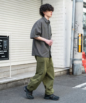 裾ドローコード ミリタリーワイドカーゴパンツ 15580