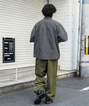 裾ドローコード ミリタリーワイドカーゴパンツ 15580