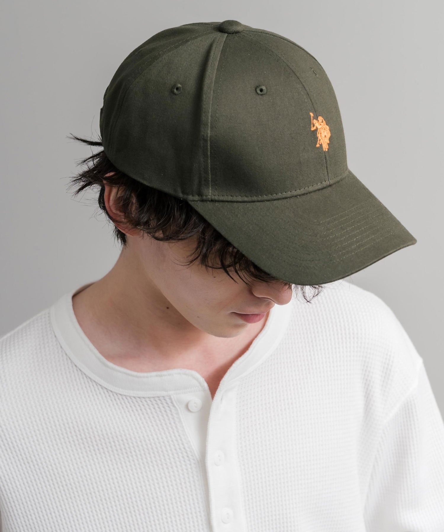 U.S. POLO ASSN. ユーエスポロアッスン ワンポイントロゴ刺繍ツイルキャップ 15598