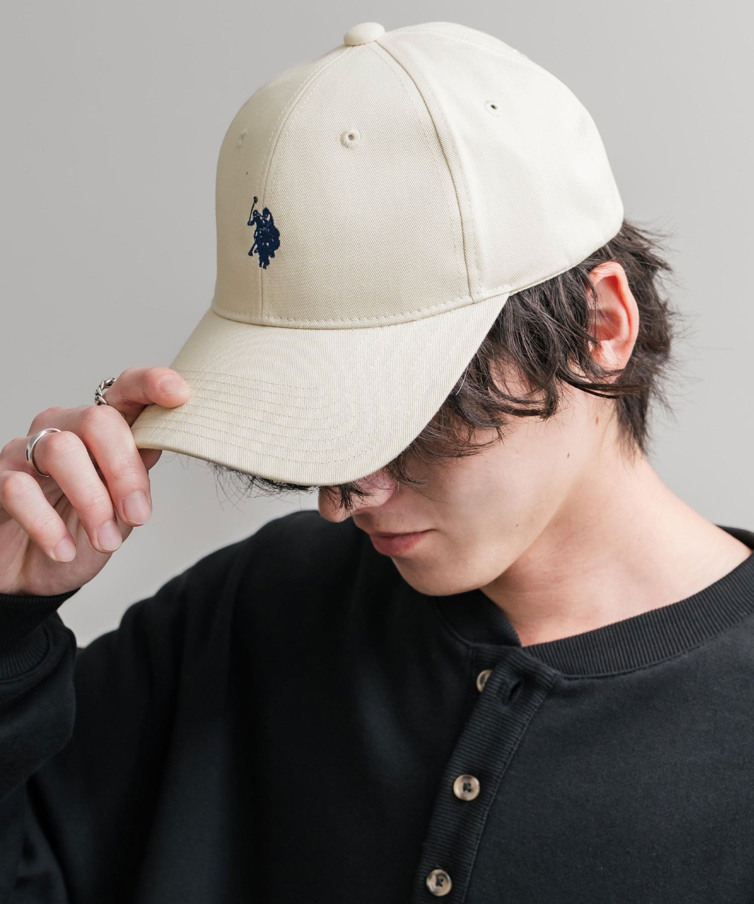 新色追加 U.S. POLO ASSN. ユーエスポロアッスン ワンポイントロゴ刺繍ツイルキャップ 15598