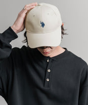 新色追加 U.S. POLO ASSN. ユーエスポロアッスン ワンポイントロゴ刺繍ツイルキャップ 15598