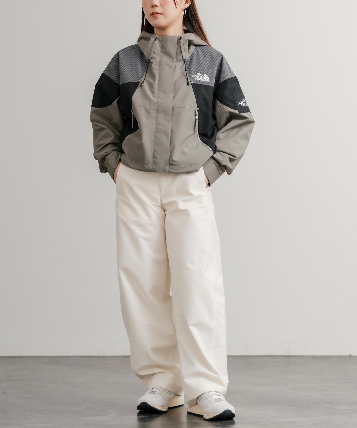 日本未展開モデル WHITE LABEL THE NORTH FACE W'S LINE-X JACKET ラインXジャケット ショートブルゾン 15600