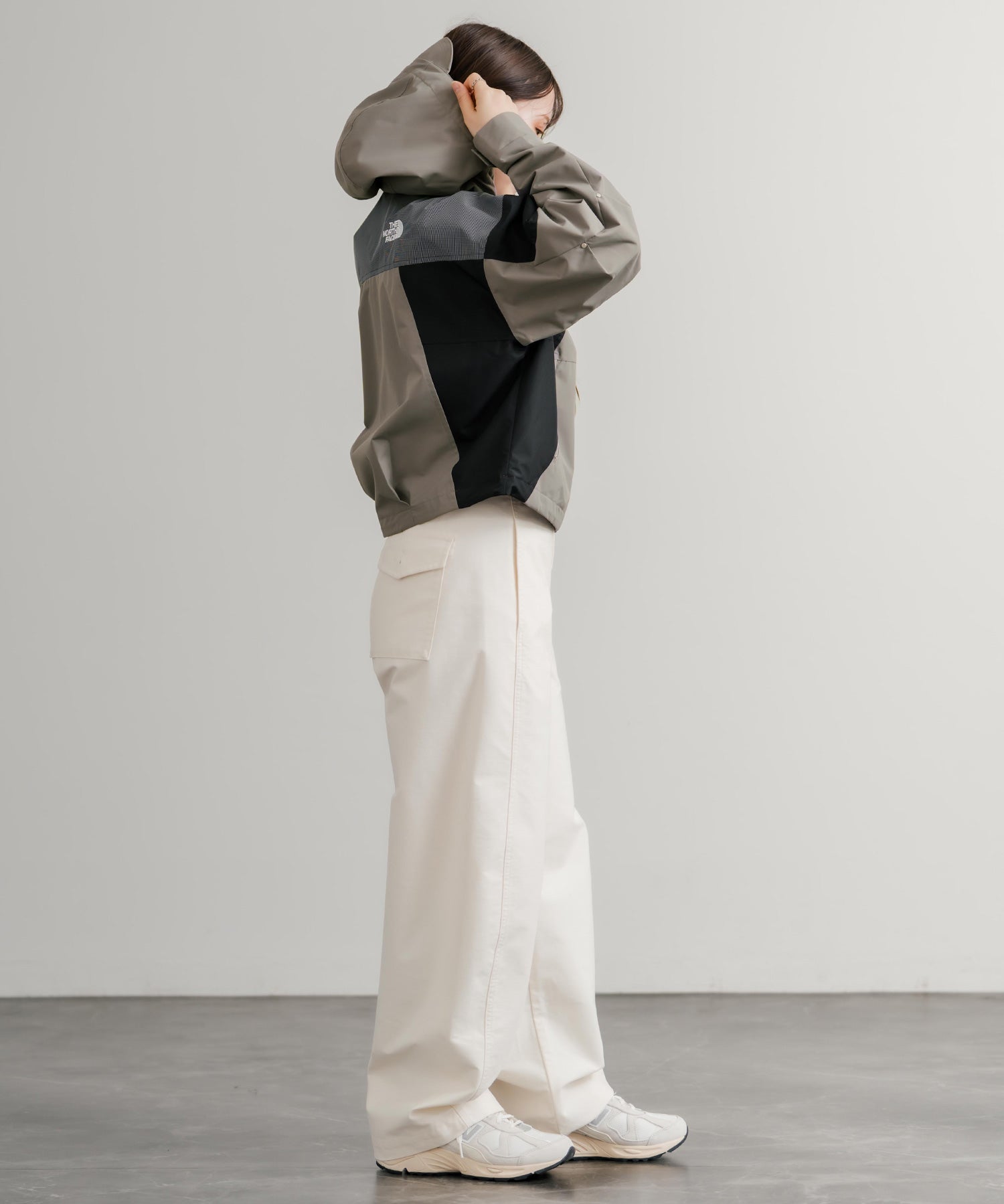 日本未展開モデル WHITE LABEL THE NORTH FACE W'S LINE-X JACKET ラインXジャケット ショートブルゾン 15600