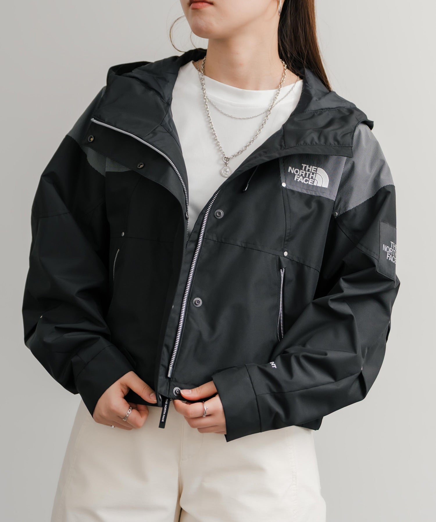 日本未展開モデル WHITE LABEL THE NORTH FACE W'S LINE-X JACKET ラインXジャケット ショートブルゾン 15600