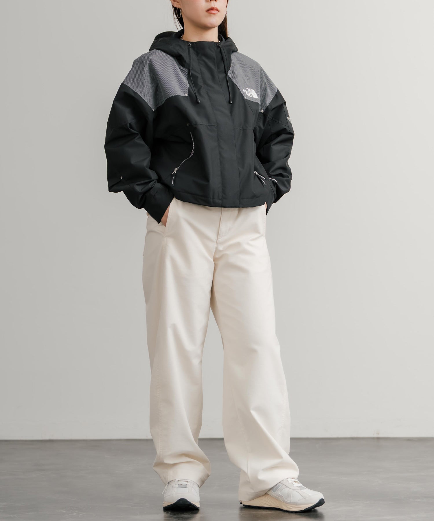 日本未展開モデル WHITE LABEL THE NORTH FACE W'S LINE-X JACKET ラインXジャケット ショートブルゾン 15600