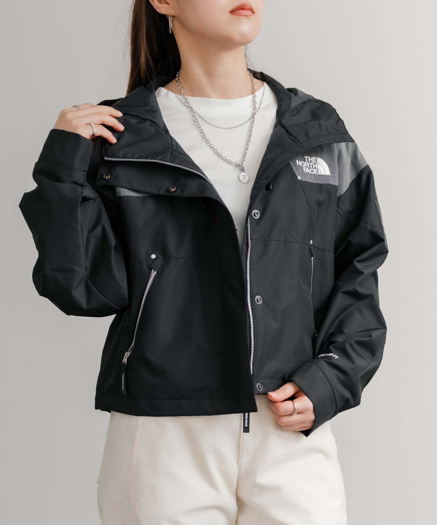日本未展開モデル WHITE LABEL THE NORTH FACE W'S LINE-X JACKET ラインXジャケット ショートブルゾン 15600