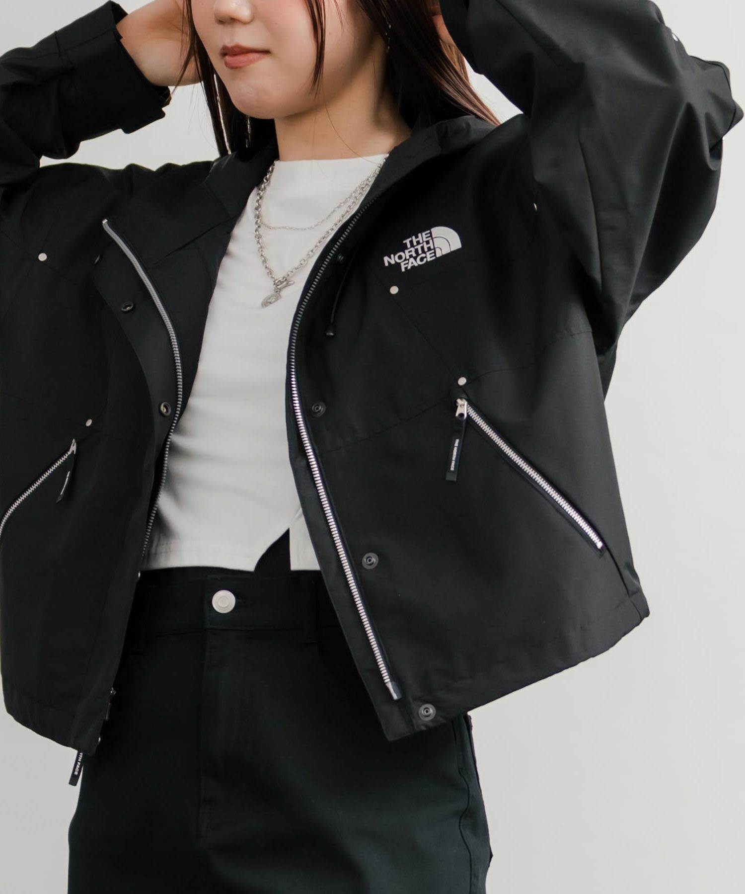 日本未展開モデル WHITE LABEL THE NORTH FACE W'S LINE-X JACKET ラインXジャケット ショートブルゾン 15600