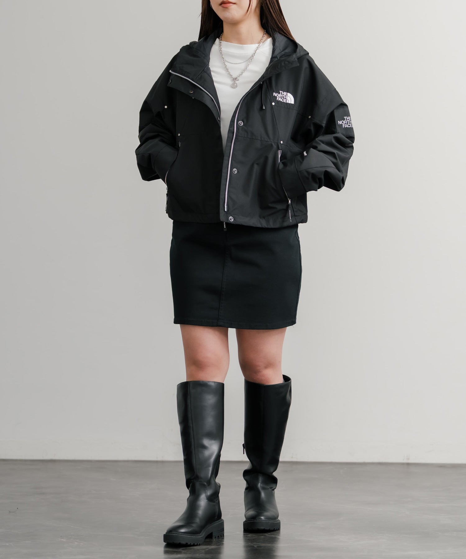 日本未展開モデル WHITE LABEL THE NORTH FACE W'S LINE-X JACKET ラインXジャケット ショートブルゾン 15600