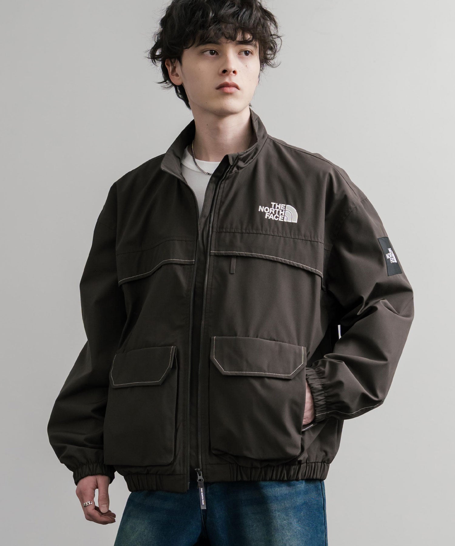 日本未展開モデル WHITE LABEL THE NORTH FACE NEILTON EX JACKET NEILTON EX JACKET オーバーサイズワンポイントロゴ刺繍ニールトンジャケット 15601