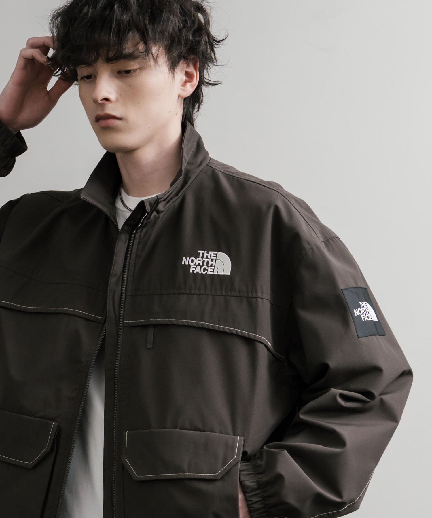 日本未展開モデル WHITE LABEL THE NORTH FACE NEILTON EX JACKET NEILTON EX JACKET オーバーサイズワンポイントロゴ刺繍ニールトンジャケット 15601