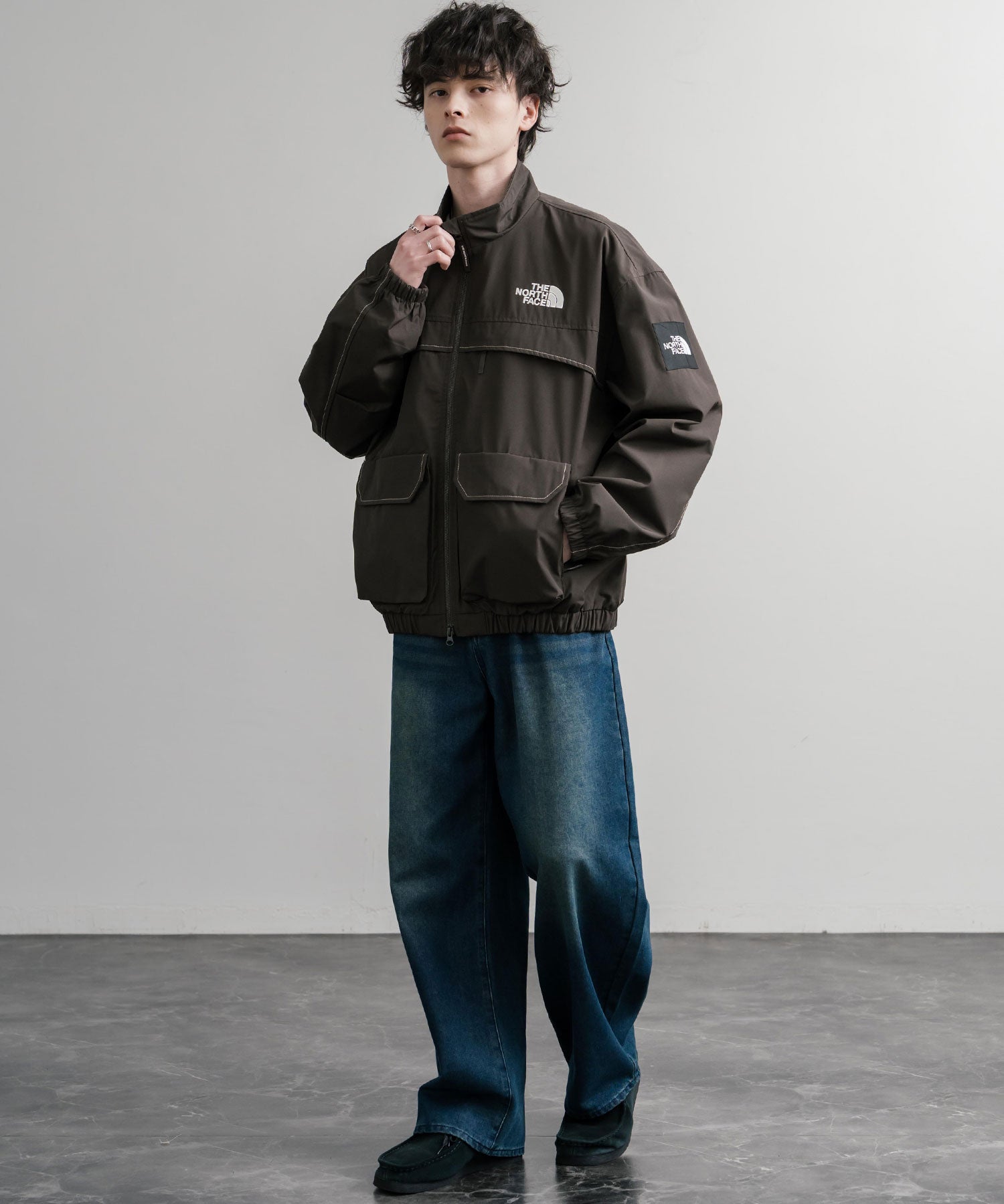 日本未展開モデル WHITE LABEL THE NORTH FACE NEILTON EX JACKET NEILTON EX JACKET オーバーサイズワンポイントロゴ刺繍ニールトンジャケット 15601