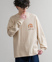 KRIFF MAYER クリフメイヤー オーバーサイズスーベニア刺繍クルーネック長袖Tシャツ(龍) /ロンT 2537202 15602