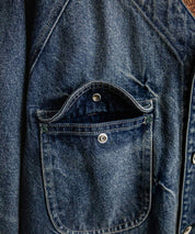 KRIFF MAYER ノーカラーデニムカバーオールワークジャケット 2534002 15611