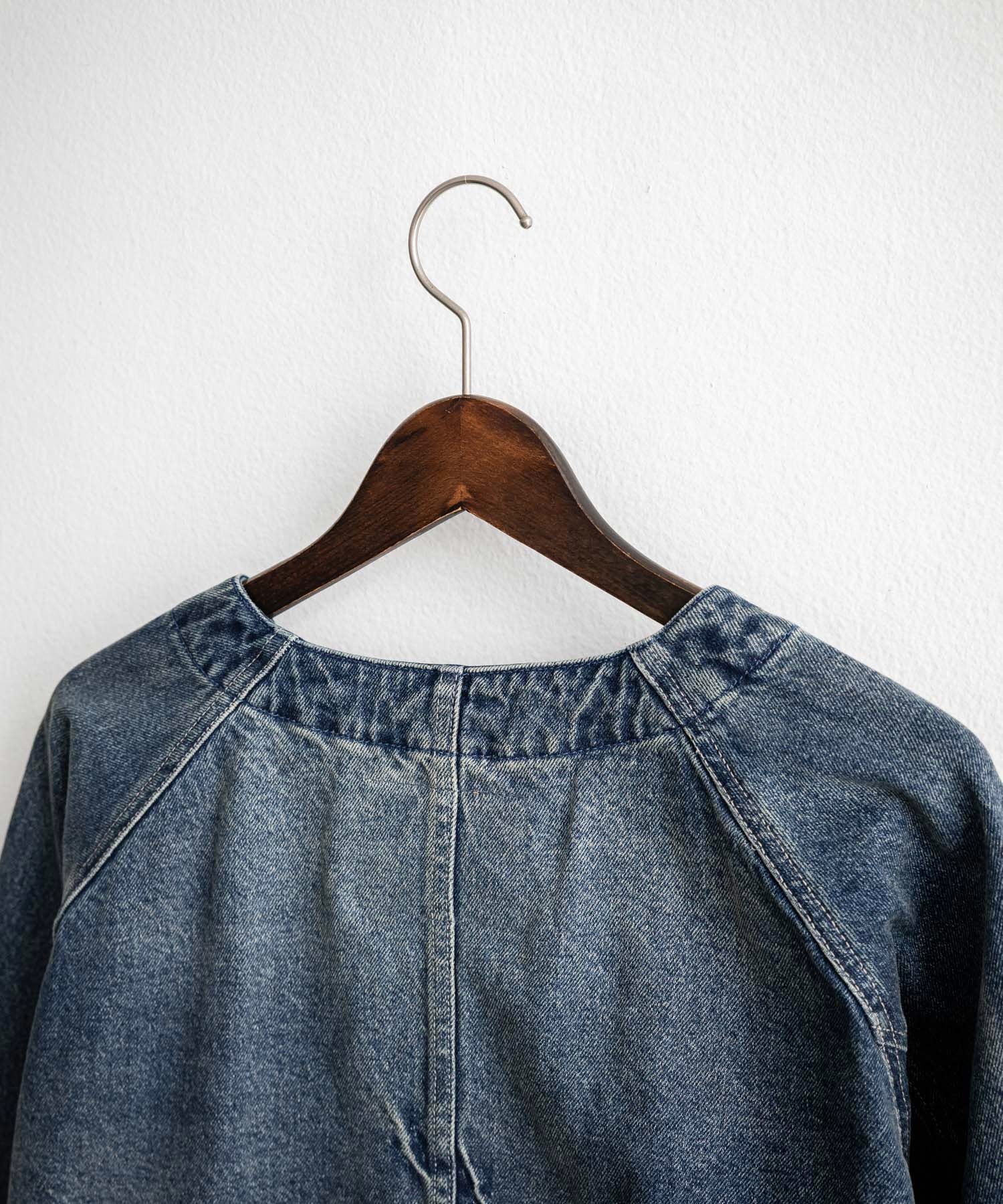 KRIFF MAYER ノーカラーデニムカバーオールワークジャケット 2534002 15611